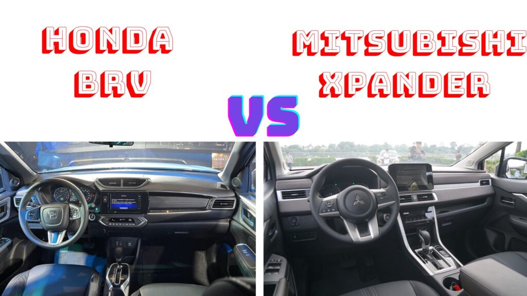 so sánh honda BRV và Xpander về nội thất
