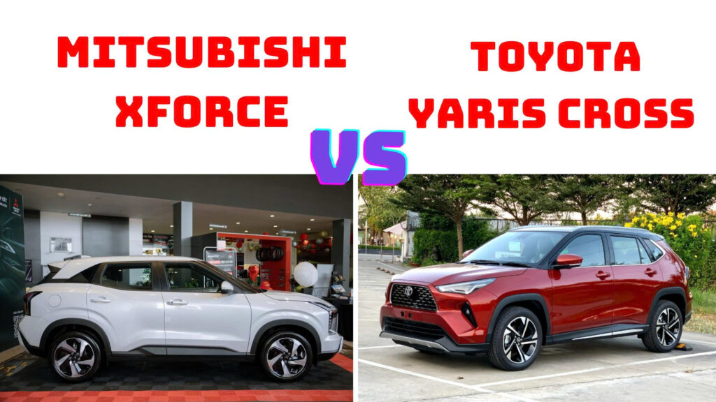 Mitsubishi Xforce 2024 và Toyota Yaris Cross