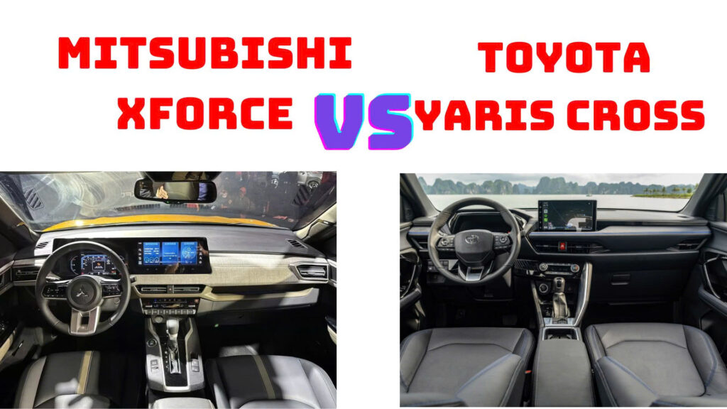 Mitsubishi Xforce 2024 và Toyota Yaris Cross