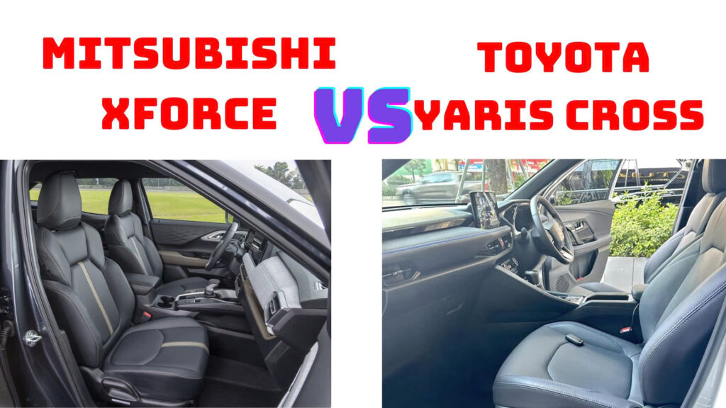 Mitsubishi Xforce 2024 và Toyota Yaris Cross