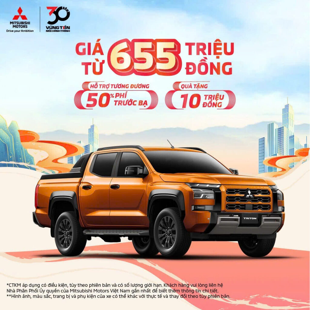 Giá khuyến mãi xe Mitsubishi 01/2025