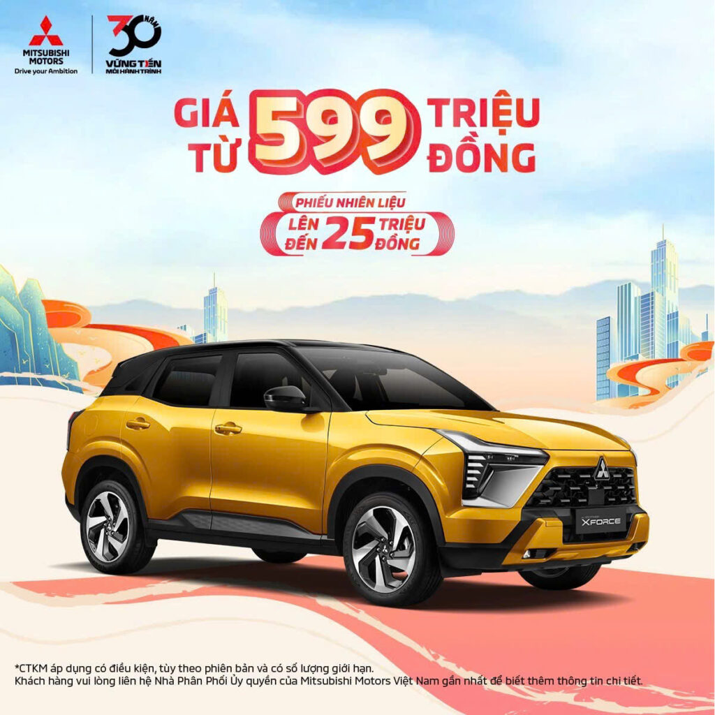 Giá khuyến mãi xe Mitsubishi 01/2025