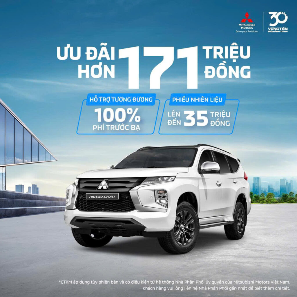 Giá Khuyến Mãi Xe Mitsubishi Tháng 02/2025 Mitsubishi pajero